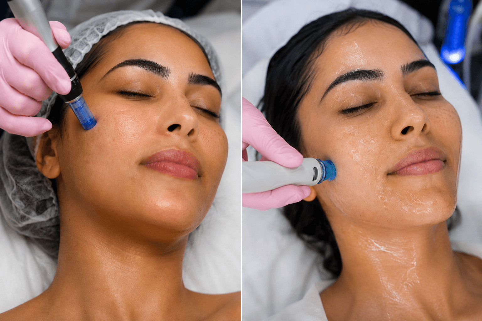 Microneedling + Hydrafacial